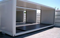 container im Aufbau